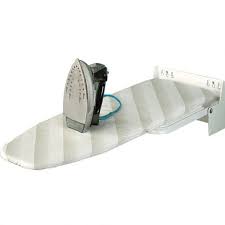 wall mounted fold up ironing board