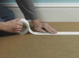 laying carpet tiles