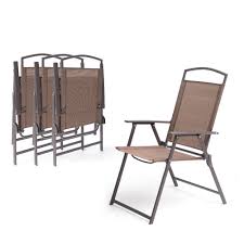 outdoor folding dining chairs set