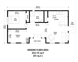 Custom Tiny House Plan 1 Bedroom 1
