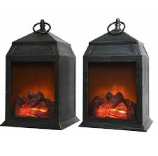 Lumineo 922017 Led Fireplace Lantern