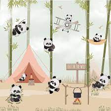 cute panda wallpaper for wall