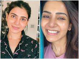 samantha ruth prabhu without makeup