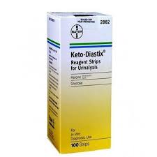 Bayer Keto Diastix Reagent Strips 100 Ct