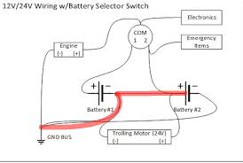 Why some boats require a battery selector switch. 12v 24v Wiring With 2 Batteries The Hull Truth Boating And Fishing Forum