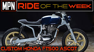 revival cycles custom honda ft500