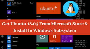 get ubuntu 18 04 from microsoft