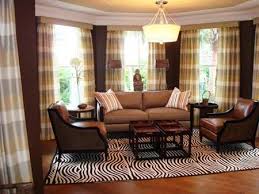 brown walls curtains color ideas