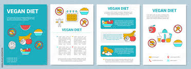 vegetarian t brochure template