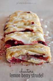 cheaters lemon and berry strudel