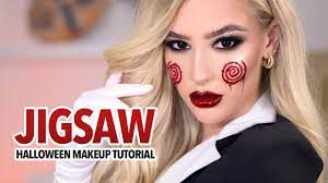 glam jigsaw halloween makeup tutorial