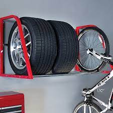 Wall Mount Tire Storage Rack System