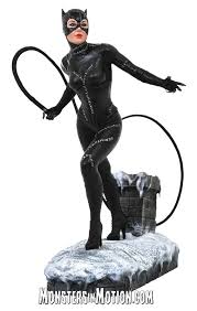 And the actress still has the skills with a whip! Batman Returns Catwoman Dc Gallery Pvc Statue Michelle Pfeiffer Barman Returns Catwoman Dc Gallery Pvc Statue Michelle Pfeiffer 02bds200 49 99 Monsters In Motion Movie Tv Collectibles Model Hobby Kits Action