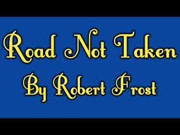 road not taken poem by robert frost in