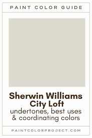 Sherwin Williams City Loft A Complete