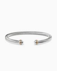 clic cable bracelet in sterling