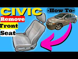 Honda Civic How To Remove Front Seat