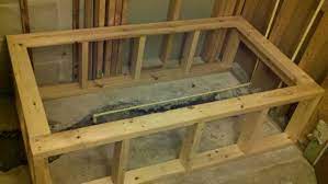build bathtub frame pardon our sawdust
