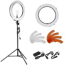 Flashes Neewer 18 Inches 55w Dimmable Led Ring Light And Light Stand Lighting Kit 240 Led