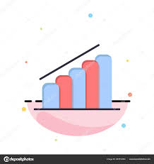 Chart Progress Report Analysis Business Logo Template