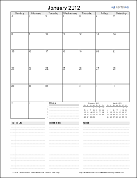 monthly planner template free