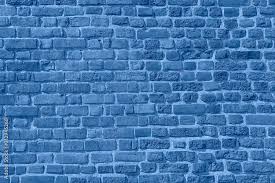 Blue Brick Wall Background Texture Of