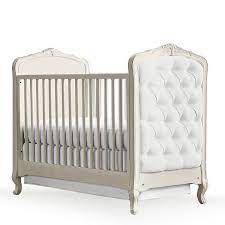 Luxury French Cau Cot Bed Ivory
