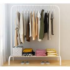 A coat rack is a simple wall hanging. New Hanging Clothes Rack Drying Rack Hanger Rack Clothes Hanger Rack Rak Gantung Baju Rak Sidai Baju Rak Baju Gosok Shopee Singapore