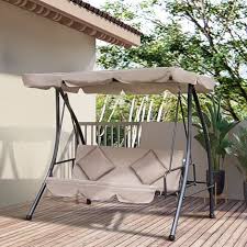 Outsunny 2 In 1 Patio Swing Chair 3
