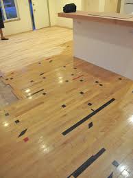 recycle maple gym wood floor install
