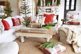 a cozy cheerful christmas living room
