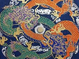 Asian buddha crop canvas wall art print, buddhism home decor. Thai Art Silk Painting Poster Print 2 Colorful Dragons Animal Asian Home Decor Ebay