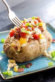healthy loaded baked potatoes recipe