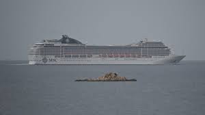 msc cruises ship breaks free of moorings