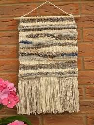 Hand Woven Modern Textile Tapestry Wool