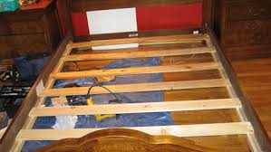 wooden bed frame repair broken bed