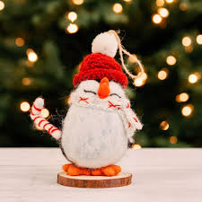 felt penguin holiday figurine christmas