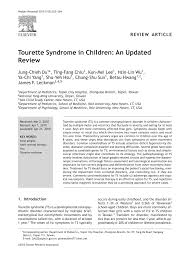 pdf tourette syndrome in children an