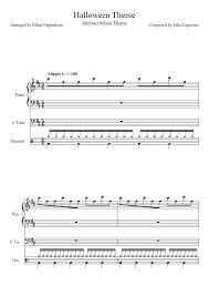 Download and print in pdf or midi free sheet music for halloween theme by john carpenter arranged by ector4143 for piano (solo). Halloween Theme Sheet Music For Piano Tuba Solo Musescore Com