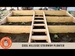 Cool Hillside Stairway Planter