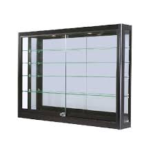 Angled Wall Mounted Display Cabinet W