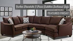 get comfy on a cuddler sectional sofa