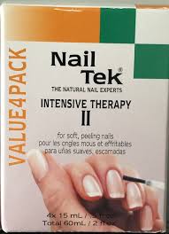 nail tek 2 value 4x15ml pack intensive