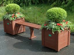 Planter Sy Flower Garden Bench