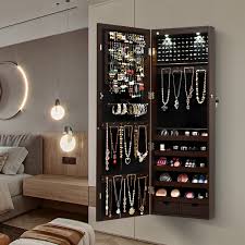 Mirrored Jewelry Cabinet