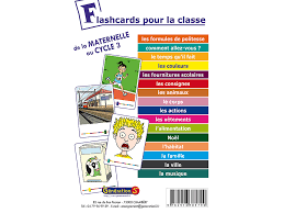 Flashcards pour la classe