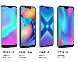 honor android phone has a notch display