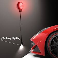 The Garage Stoplight Is A Practical Garage Parking Aid In 2020 Stop Light Color Changing Lights Parking Garage