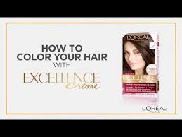 hair at home featuring excellence creme