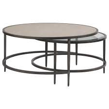 Large Round Glass Coffee Table